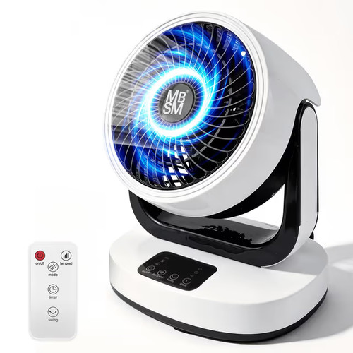 Mbsm air circulator desk - desk, fan