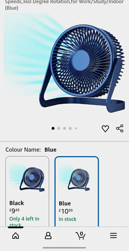 Funjeo f06 5in usb desk - desk, fan