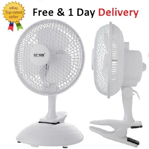 Quiet desk fan with - 6”,