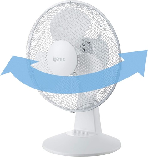 Igenix 12in desk fan - igenix,
