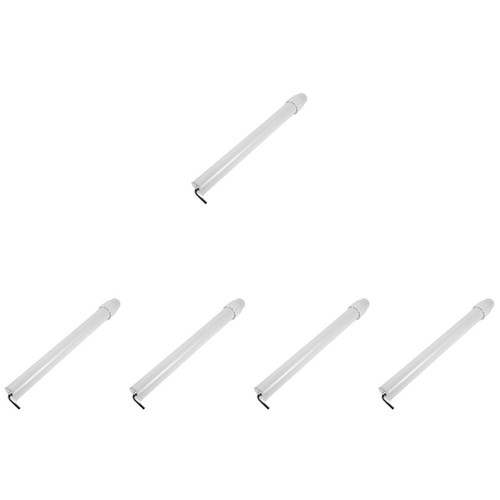 White iron adjustable fan rod - white,