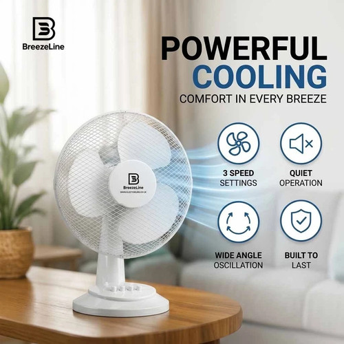 Inch white oscillating - white,