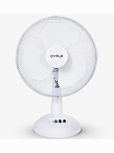Oypla white table desk fan - oypla,