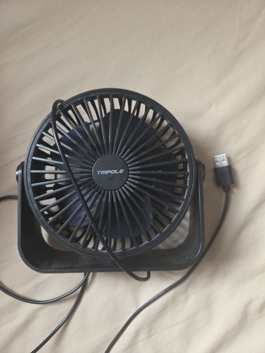 Usb desk fan black - usb,