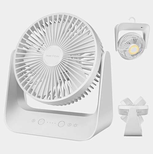 Portable 6in desk - fan, 5000mah