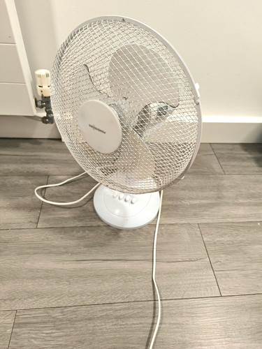 Panasonic white table desk fan - panasonic, table/desk