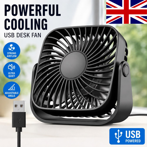 Inch portable desk fan - 5,