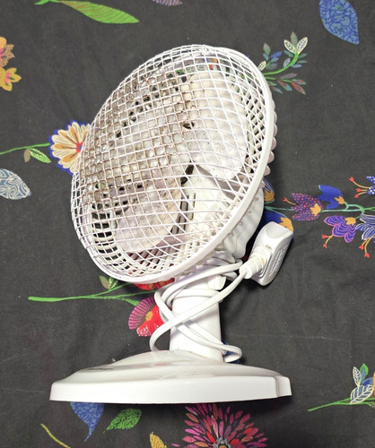 Bedford 6in white desk fan - desk,
