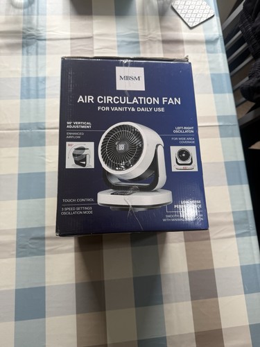 Air circulator desk fan - circulator, quiet